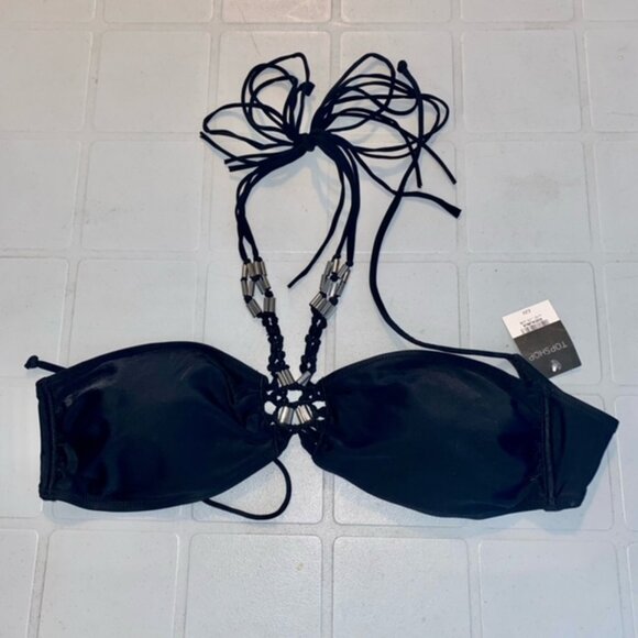 TopShop Blk Bikini Top - Picture 1 of 1